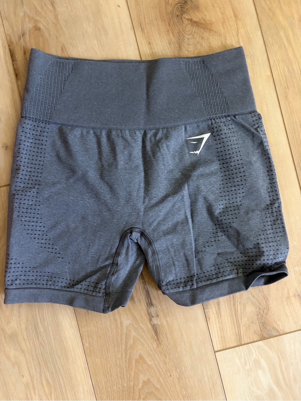 Gymshark Seamless High-Waist Bike Shorts — Charcoal